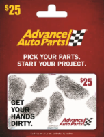 Advance Auto Parts $25 Gift Card Perspective: Main