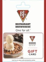 BJ's Restaurant Variable Amount Gift Card