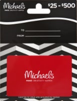 Michaels Variable Amount Gift Card