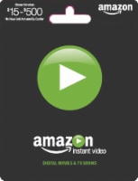 Amazon Instant Video Variable Amount Gift Card 1 Ct Kroger