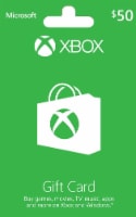 Microsoft Xbox Cash $50 Gift Card