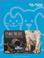 Petco Grooming $15-$500 Gift Card Perspective: Main