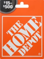 Home Depot $15-$500 Gift Card
