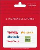 TJ Maxx $25-$500 Gift Card