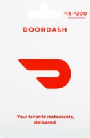 Doordash $15-$200 Gift Card