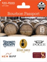 Cincinnati Bourbon Passport $20-$500 Gift Card Perspective: Main