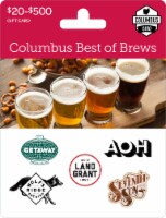Columbus Best of Brews $20-$500 Gift Card Perspective: Main