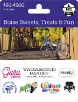 Boise Sweets Treats & Fun $20-$500 Gift Card Perspective: Main