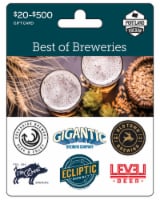 Portland Best of Breweries $20-$500 Gift Card Perspective: Main