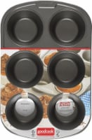 GoodCook® Nonstick 6-Cup Texas Muffin Pan