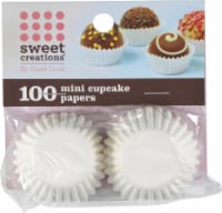 Sweet Creations Mini Cupcake Paper - White Perspective: Main