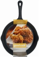 GoodCook® Cast Iron Skillet - Black Perspective: Main