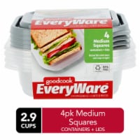 GoodCook Everyware XL Rectangular Food Storage Containers, 1 gal - Baker's