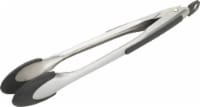 GoodCook® Touch Stainless Steel Locking Tong - Silver/Black