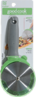 GoodCook® PRO Pizza Cutter - Gray/Green Perspective: Main