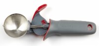 GoodCook® Pro Trigger Ice Cream Scoop - Gray/Red Perspective: Main