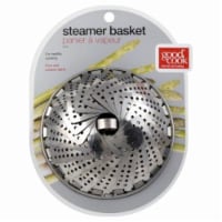 GoodCook® Stainless Steel Steamer Basket - Silver Perspective: Main