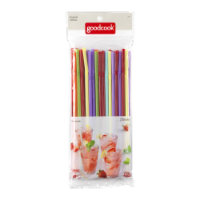 GoodCook® Plastic Flex Straws - Multi-Color Perspective: Main