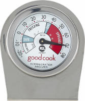 GoodCook® Refrigerator/Freezer Thermometer - Silver Perspective: Main