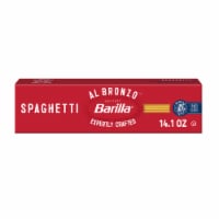 Barilla Al Bronzo Spaghetti Non-Gmo Kosher Bronze Cut Premium Pasta Perspective: Main