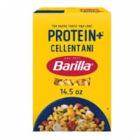 Barilla Protein+ (Plus) Cellentani Pasta Non-GMO and Kosher Certified Plant Based Protein Pasta Perspective: Main