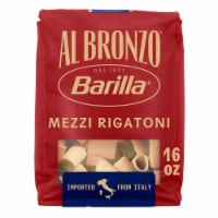 Barilla Al Bronzo Mezzi Rigatoni Pasta Perspective: Main