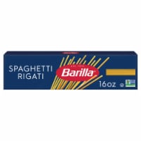 Barilla Spaghetti Rigati Pasta Quality Non-GMO and Kosher Certified Pasta Perspective: Main