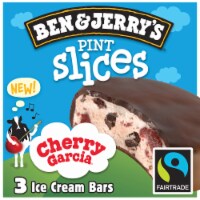 Ben & Jerry’s® Cherry Garcia Pint Slices Cherry Ice Cream Bars Perspective: Main