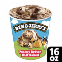 Ben & Jerry's Pint Peanut Butter Half Baked® Chocolate & Peanut Butter Ice Cream