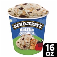 Ben & Jerry's Netflix and Chilll'd with Pretzel and Brownies and Peanut Butter Ice Cream Pint
