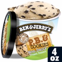 Ben & Jerry's Dairy Free PB & Cookies Sunflower Butter and Vegan Mini Cup Frozen Dessert