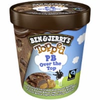Ben & Jerry's Topped! Peanut Butter Over the Top Ice Cream