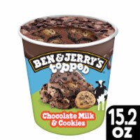 Ben & Jerry's® Topped Chocolate Milk & Cookies Ice Cream