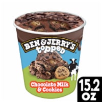 Ben & Jerry's® Topped Chocolate Milk & Cookies Ice Cream
