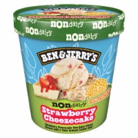 Ben & Jerry's® Dairy Free Strawberry Cheezecake Ice Cream Pint Perspective: Main