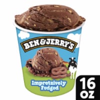 Ben & Jerry's Impretzively Fudged Chocolate Ice Cream Pint Perspective: Main