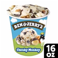 Ben & Jerry's Chunky Monkey® with Fudge and Walnuts and Banana Ice Cream Pint Perspective: Main