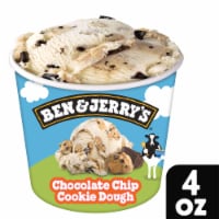 Ben & Jerry's Non-GMO Mini Cup Chocolate Chip Cookie Dough Core Ice Cream