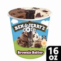 Ben & Jerry's Core Brownie Batter with Chocolate and Vanilla Ice Cream Pint