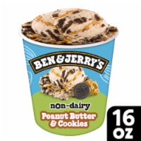 Ben & Jerry's Non-Dairy Peanut Butter & Cookies Frozen Dessert, 16 oz