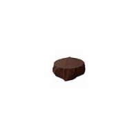 Mr M Bar 100833 38 in. Dia x 18 in. Round Firepit Cover, Dark Brown