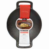 Mr Bar-B-Q 10 Cast Iron Pre Seasoned Curved Wok Outdoor and Indoor Use 08124Y