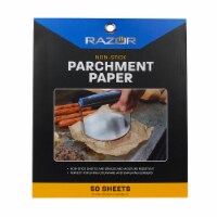 Razor Parchment Paper Non-Stick Liners Moisture-Resistant 8 x 8 Inch 50 Pack