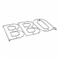 Mr. Bar-B-Q BBQ Trivet Metal Silver Finish For Indoor And Outdoor Cooking