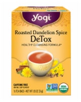Yogi® Organic Roasted Dandelion Spice Caffeine Free Detox Tea Bags