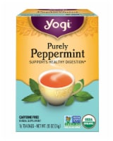 Yogi Organic Purely Peppermint Caffeine Free Tea Bags