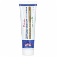 Heritage Store Activated Charcoal Whitening Toothpaste Fresh Mint - 5.1 oz (145 g) Perspective: Main