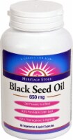 Heritage Store Black Seed Oil Liquid Capsules 650 mg
