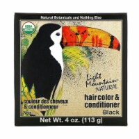 Light Mountain Natural Black Hair Color & Conditioner