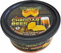 Williams Cheese Spicy Cheddar Beer Pasteurized Cheese Spread Perspective: Main